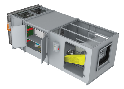 air gas fired direct unit custom units cooling heating aerovent industrial equipment